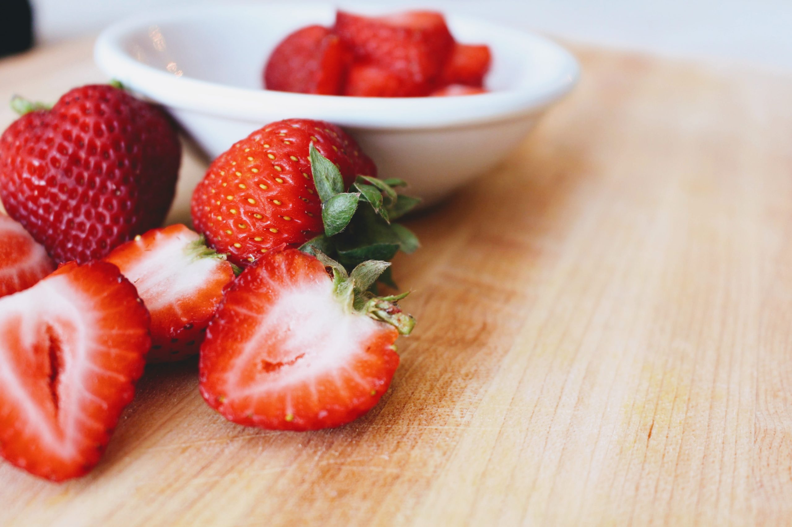 pexels-jenna-hamra-1209605-2 Collection of strawberries. Strawberries are a source of antioxidants which protects our brain and bodies against damage from free radicals.