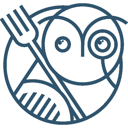 Wise Eats BLue Owl Logo