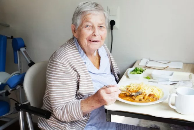 seniro in need of residential care dietitian