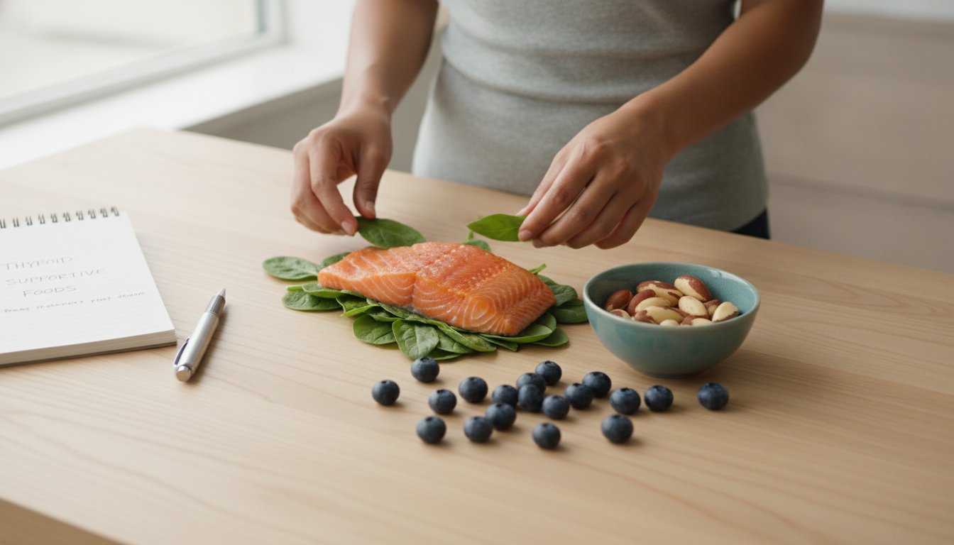 Nutrition for Hashimoto’s Disease: An Evidence-Informed Guide to Supporting Thyroid Health – Hero Image Nutrition for Hashimoto's Disease: An Evidence-Informed Guide to Supporting Thyroid Health