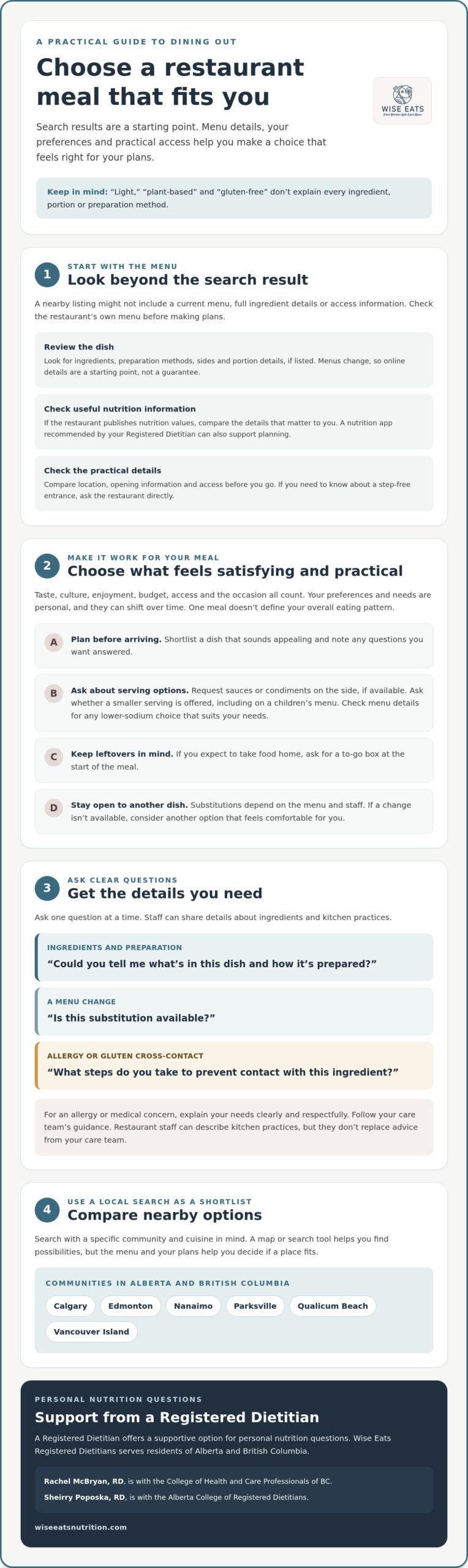Healthy Restaurant Near Me: Dietitian Tips for Eating Out